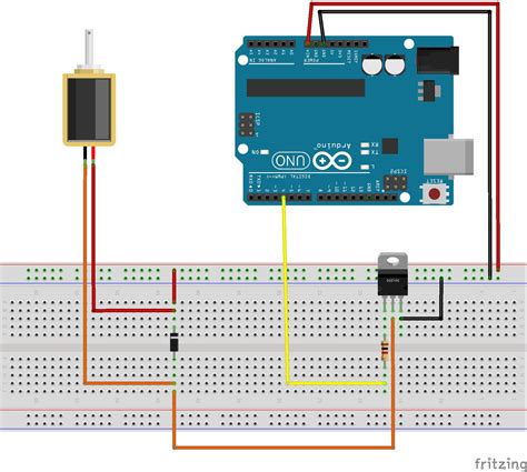 Controlling a Solenoid with an Arduino .